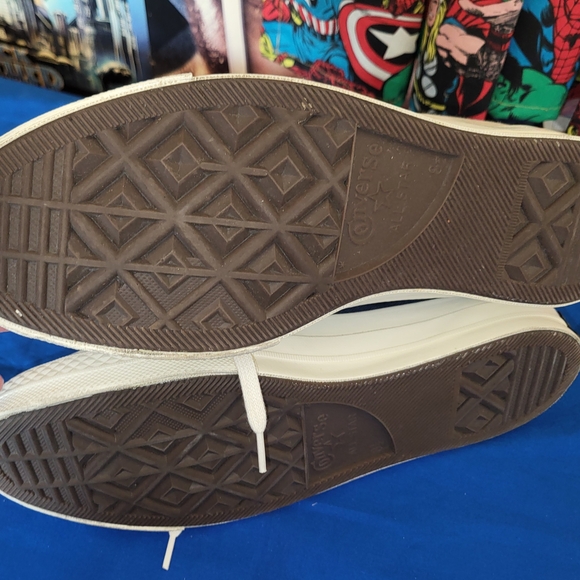 Converse Shoes, Converse Chuck 70 Tri-Panel Men Sz 8.5 Navy Blue Oat Milk Cream - Picture 9 of 11